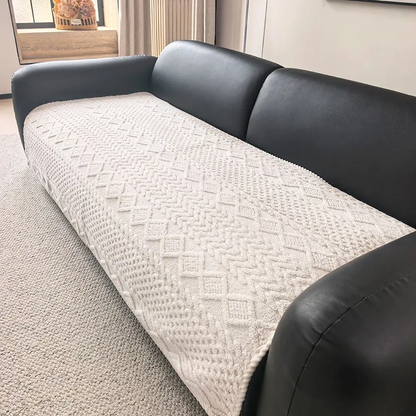 Solid Color Sofa Cover, 1 Count Non-slip Elastic Sofa Slipcover