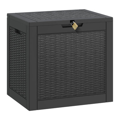 31-Gallon Outdoor Storage Box, Waterproof & UV-Resistant
