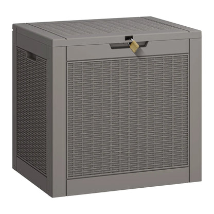 31-Gallon Outdoor Storage Box, Waterproof & UV-Resistant