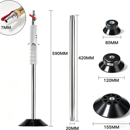 Pneumatic Dent Puller, Pneumatic Suction Cup Dent Puller with 3 Suction Cups
